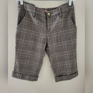 Urban Outfitters Lux Womens Plaid Shorts in Brown, Beige & a hint of Green